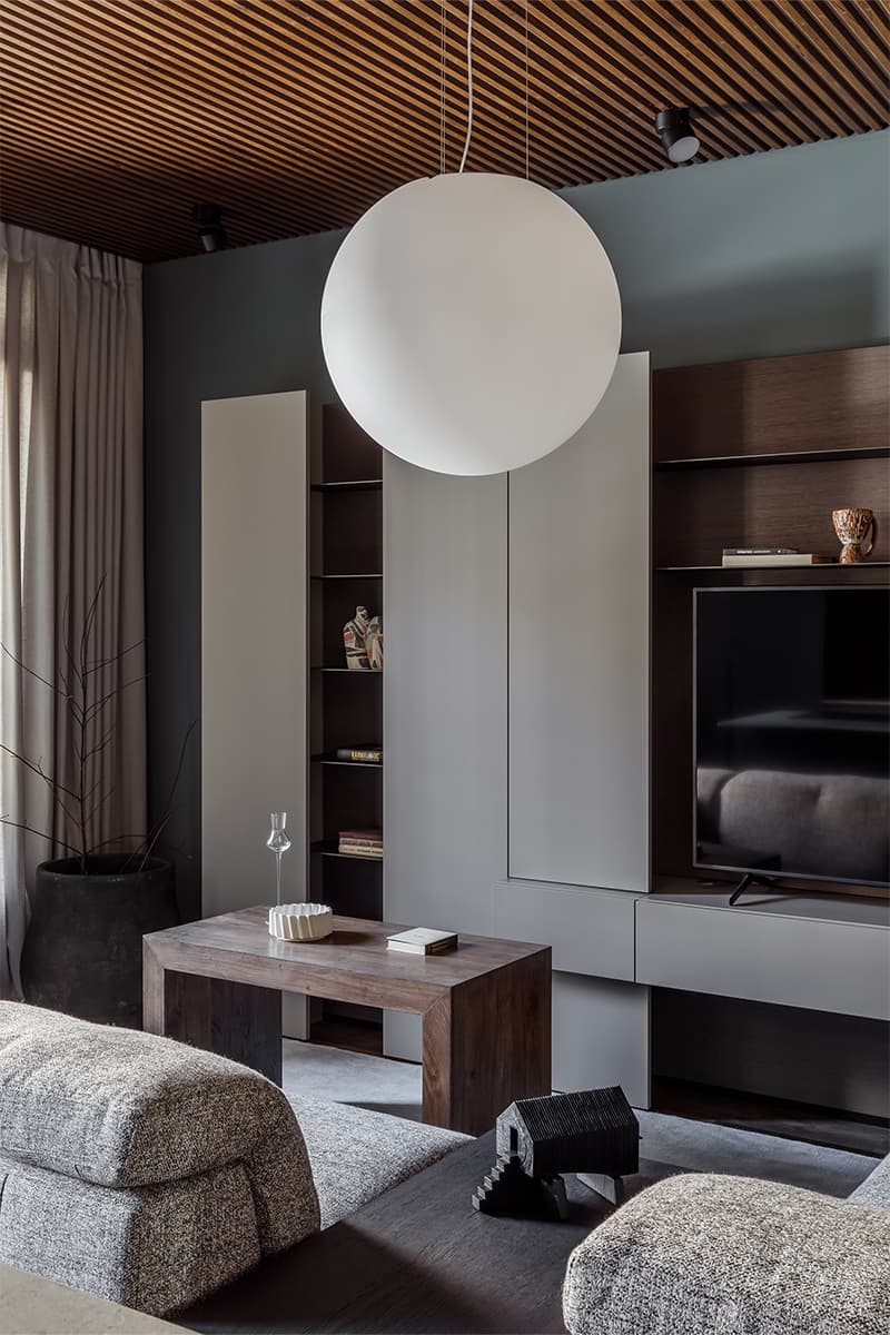 Умиротворяющий интерьер квартиры для семьи из трех поколений — проект Ксении Лысенко