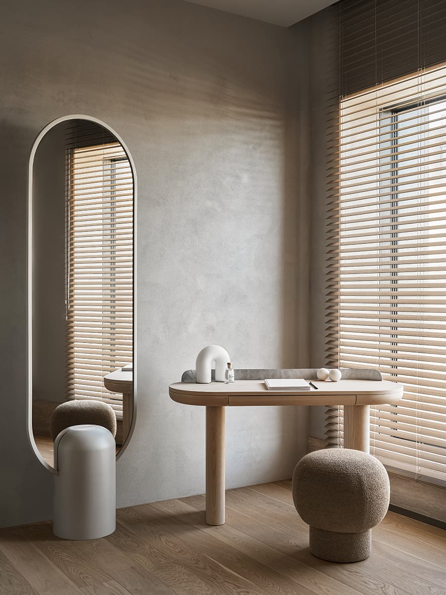 Мягкий и расслабленный интерьер уютной квартиры с тремя спальнями — проект студии ZeWorkroom