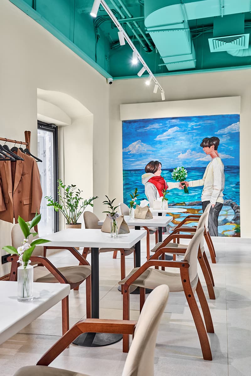 Яркий молодежный интерьер пекарни с корейским характером — проект Анастасии Давиденко