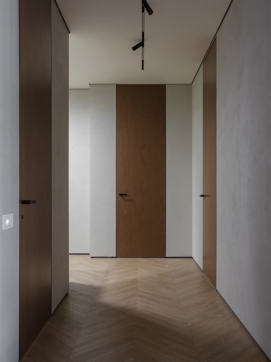 Лиловая кухня и обилие зеленого цвета в интерьере екатеринбургской квартиры — проект Анны Лагутиной