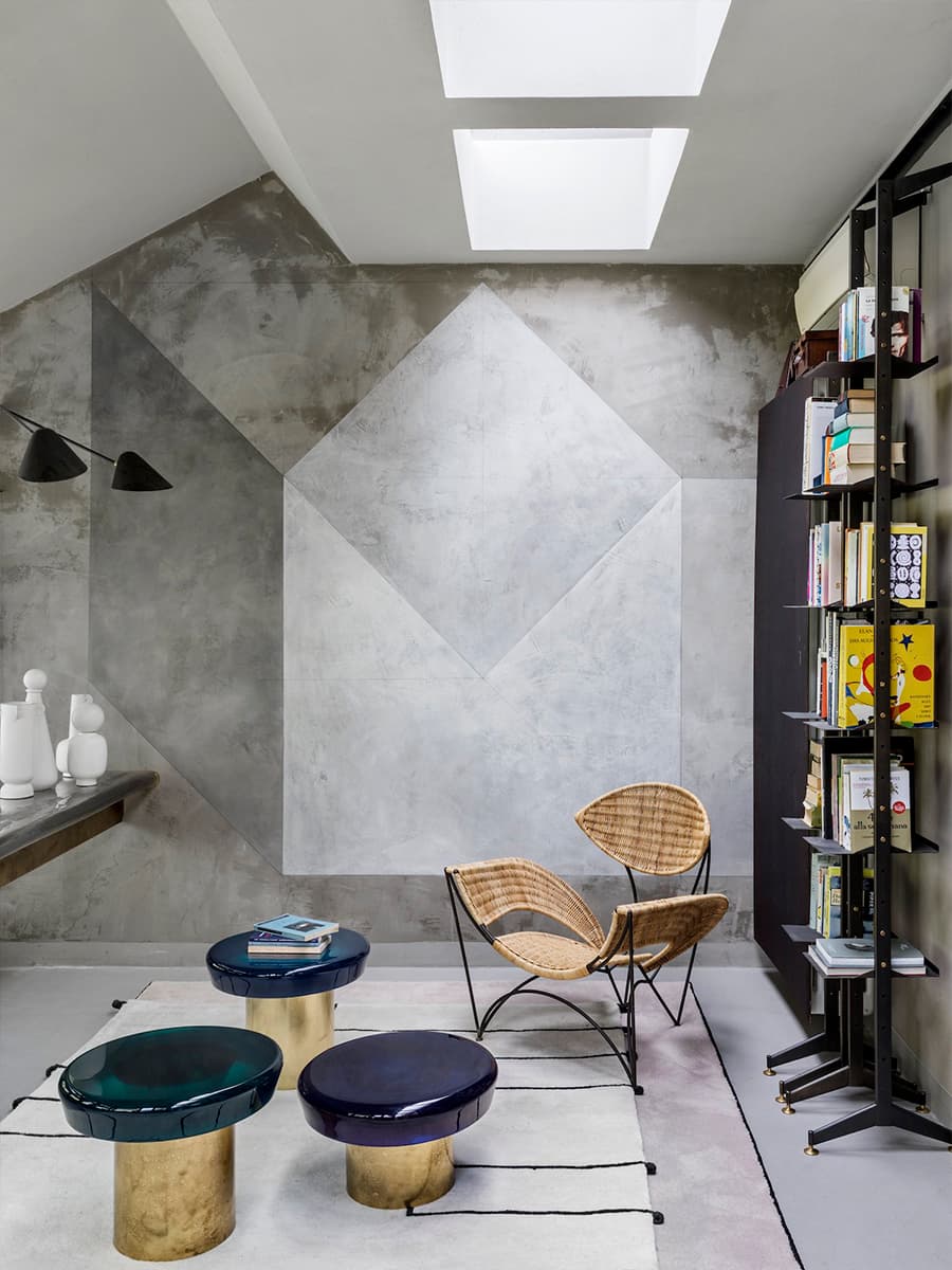 Эпоксидная смола, литое стекло и металл в интерьере дома-мастерской — проект дизайн-студии Draga & Aurel