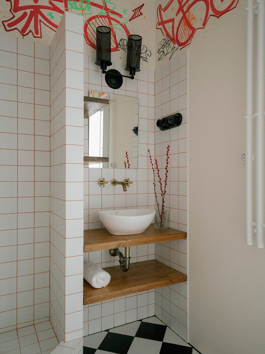 Собранный по крупицам винтаж в интерьере квартиры с музыкальной студией — проект Серафимы Гавриленко