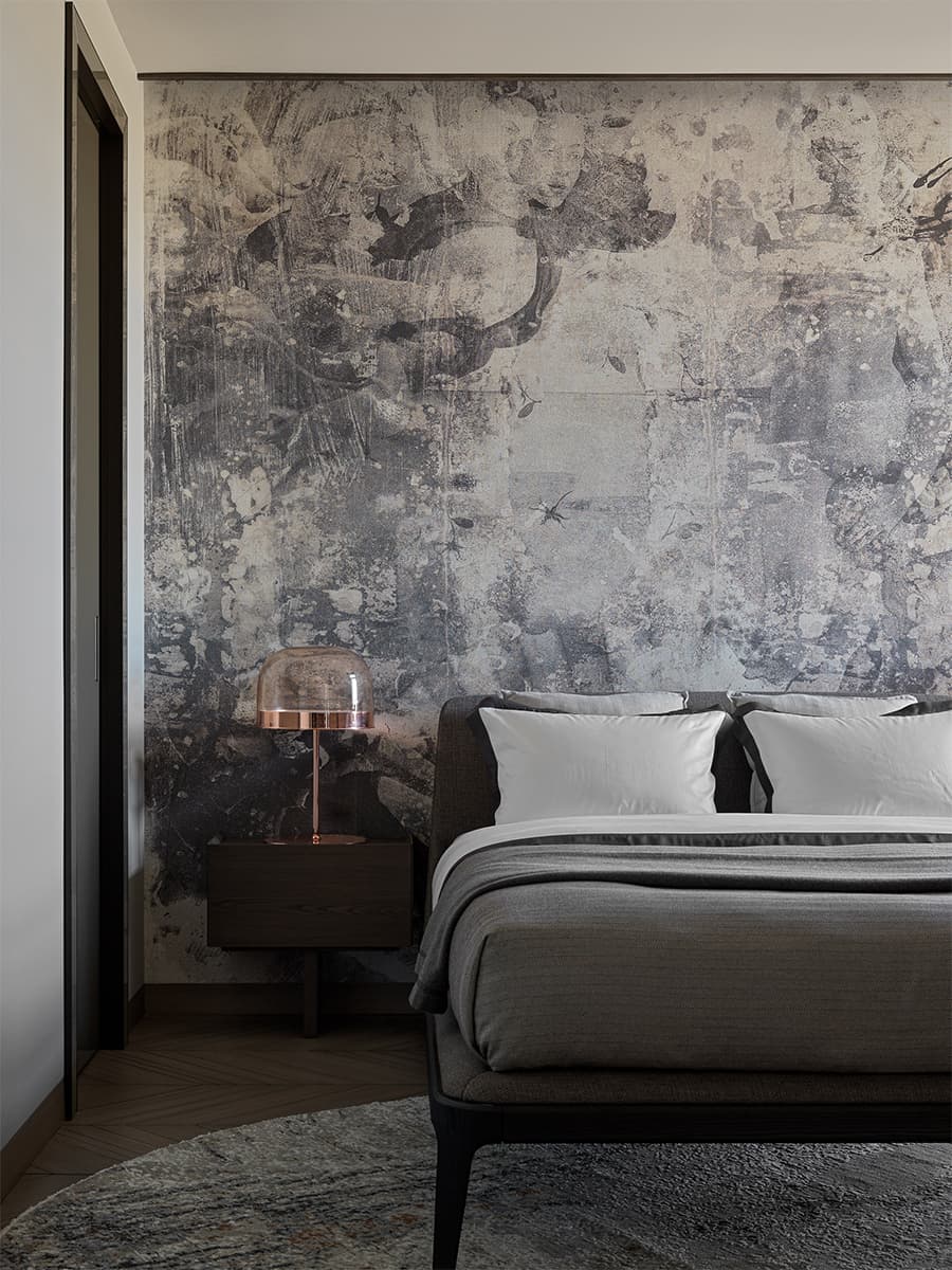 Элегантная геометрия, латунь и итальянская мебель в интерьере квартиры на Пресне — проект Studio 25