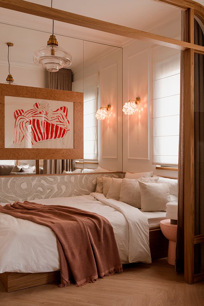 Элегантная эклектика в интерьере маленькой квартиры-студии — проект FURORA Studio