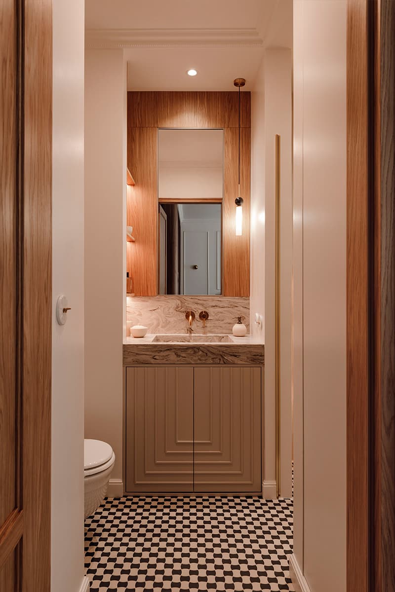 Элегантная эклектика в интерьере маленькой квартиры-студии — проект FURORA Studio