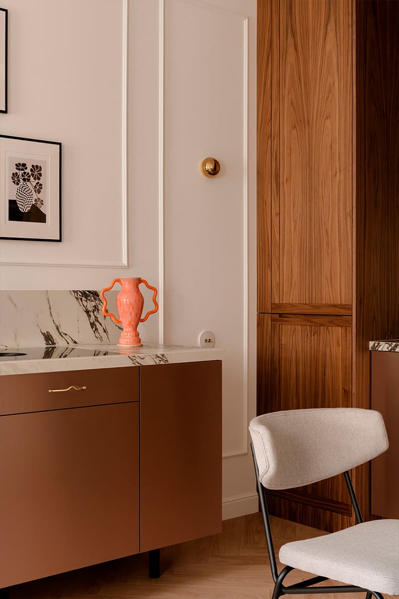 Элегантная эклектика в интерьере маленькой квартиры-студии — проект FURORA Studio
