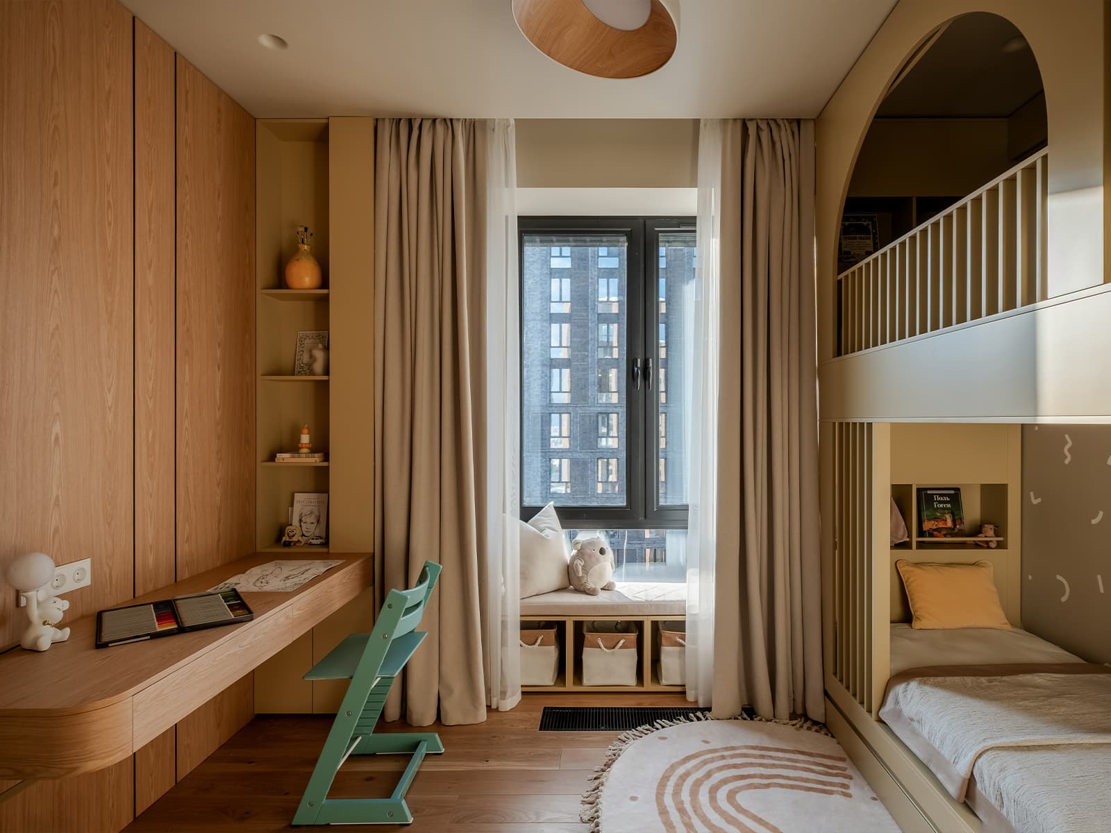 Баланс эстетики и практичности в интерьере квартиры для большой семьи — проект Марии Ничипоренко