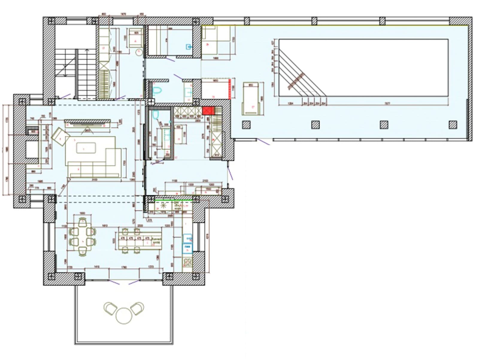 Диалог мужских и женских предпочтений в интерьере сибирского коттеджа — проект Татьяны Коркиной