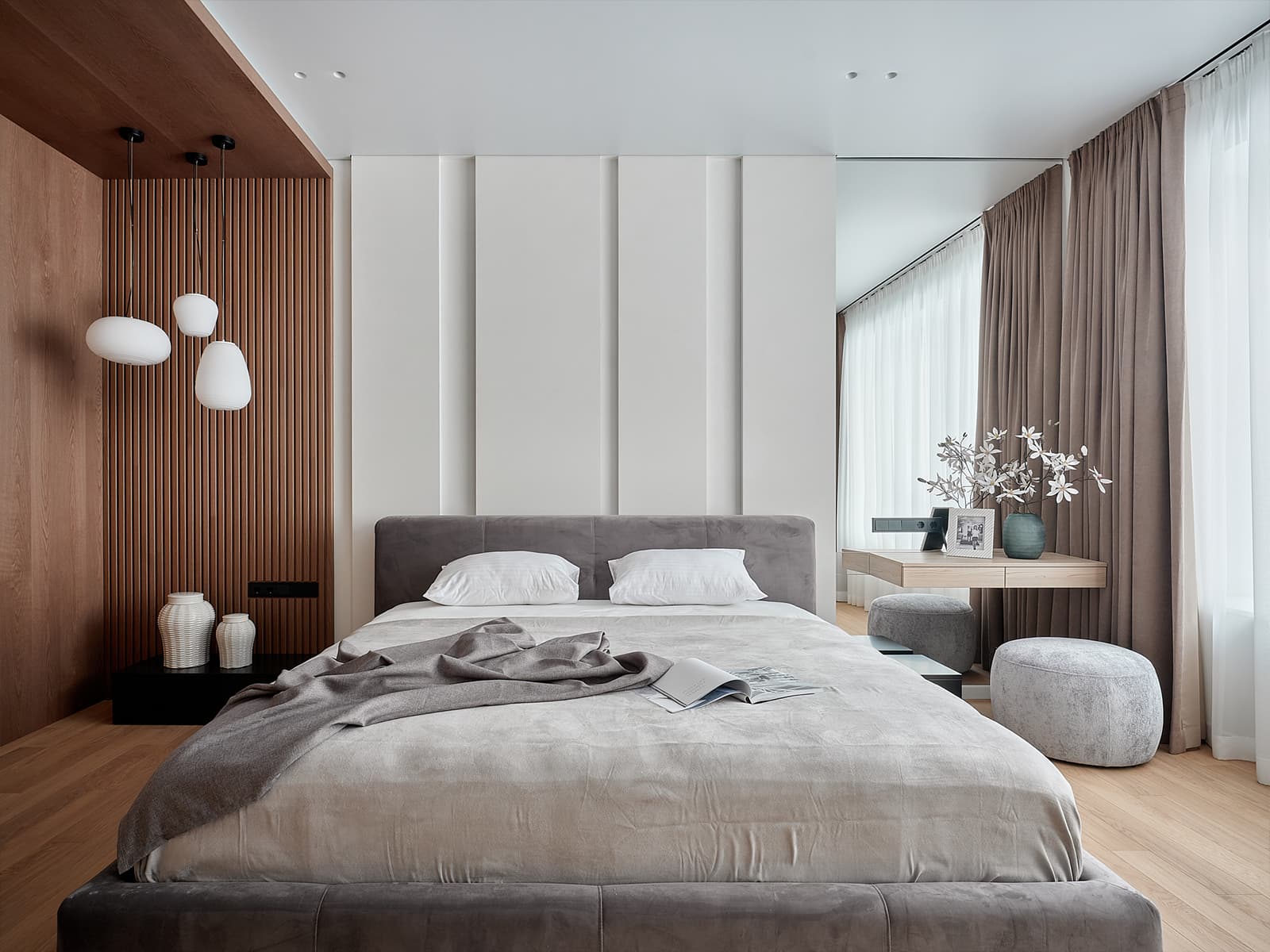 Диалог мужских и женских предпочтений в интерьере сибирского коттеджа — проект Татьяны Коркиной