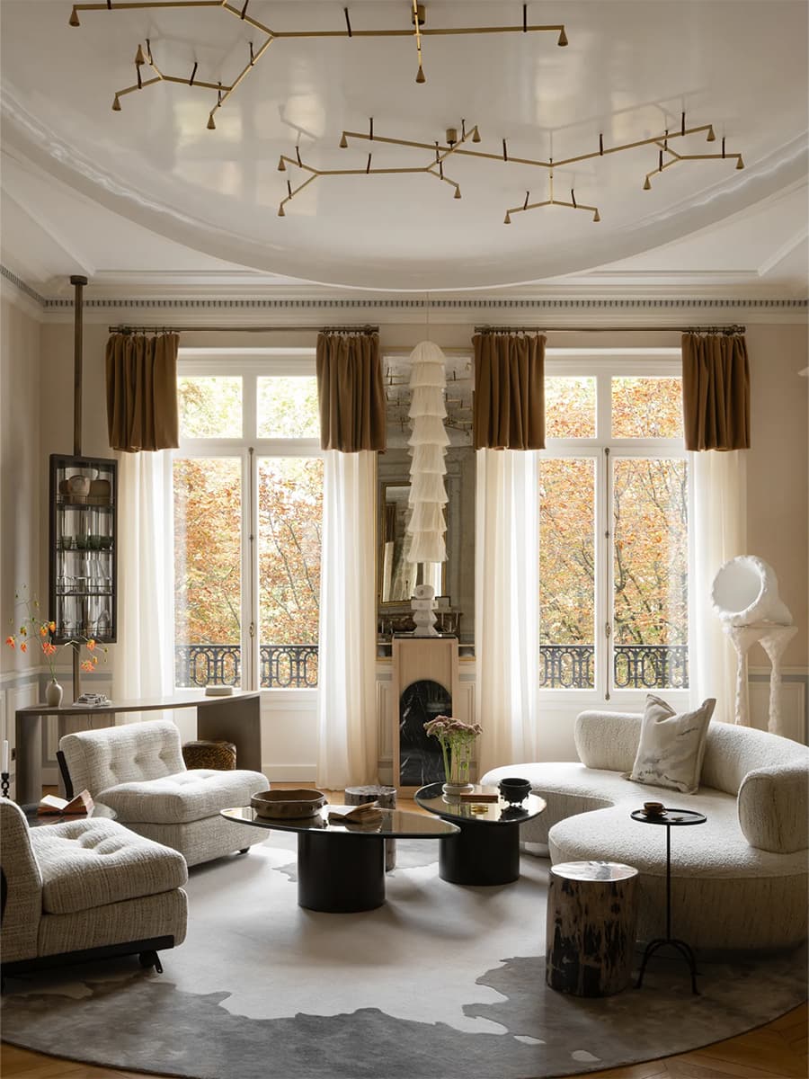 Сконцентрированная французская элегантность в интерьере парижской квартиры — проект Ольги Эшби