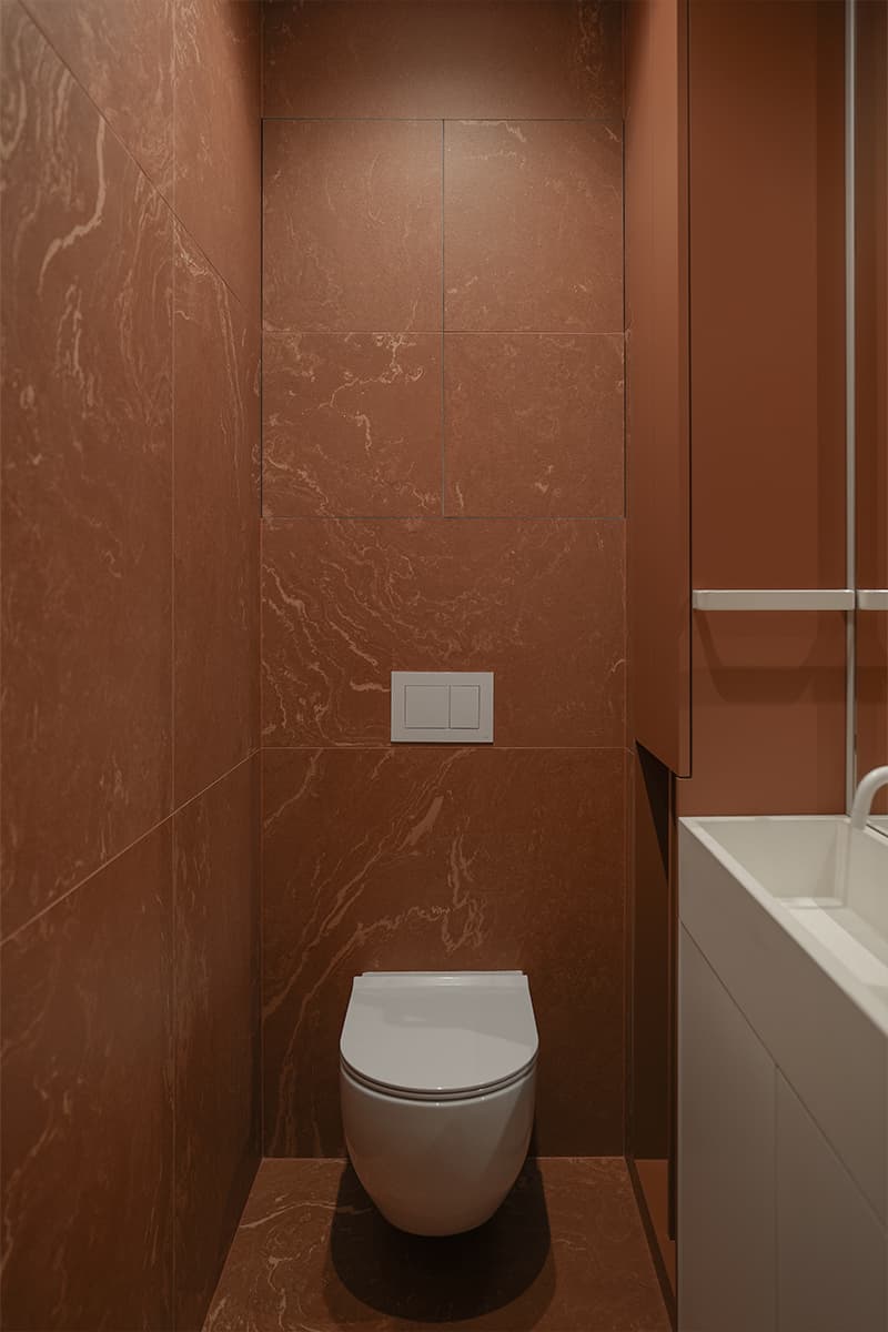 Зоны для хобби и место для кошки в светлом интерьере квартиры для молодой пары — проект бюро ZROBIM architects