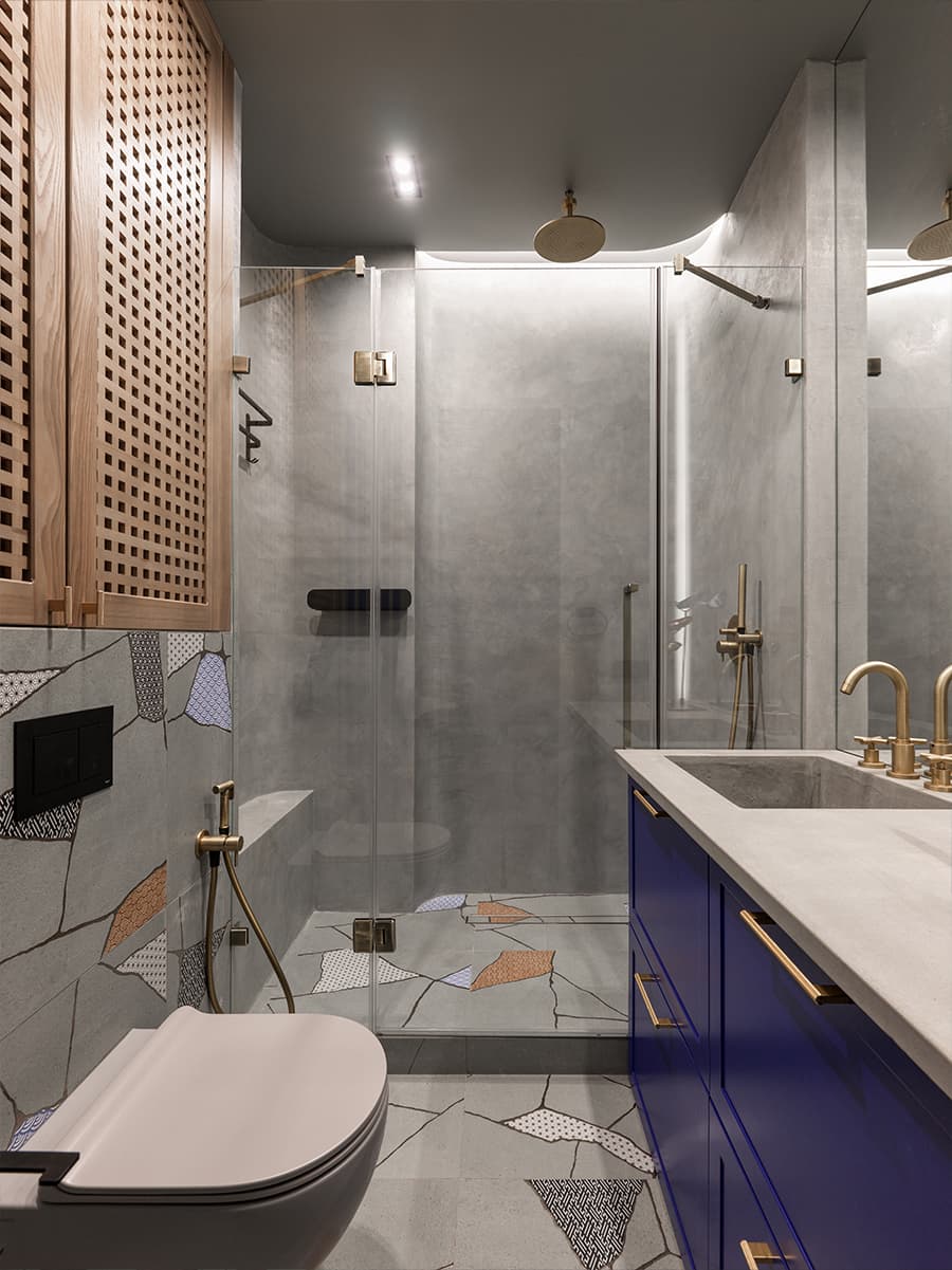 Нестандартные решения в интерьере квартиры со скошенным потолком — проект Анны Миклашевской