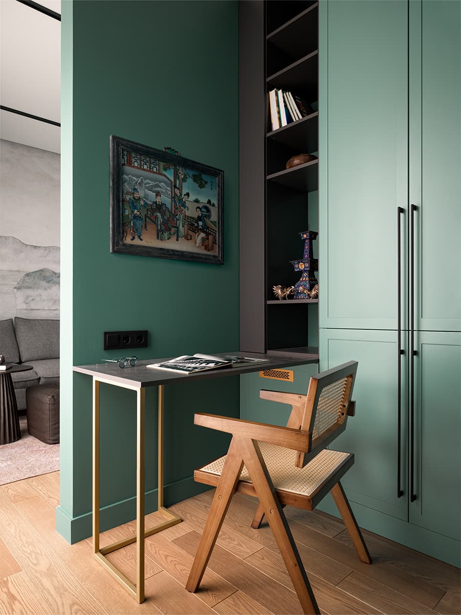 Нестандартные решения в интерьере квартиры со скошенным потолком — проект Анны Миклашевской