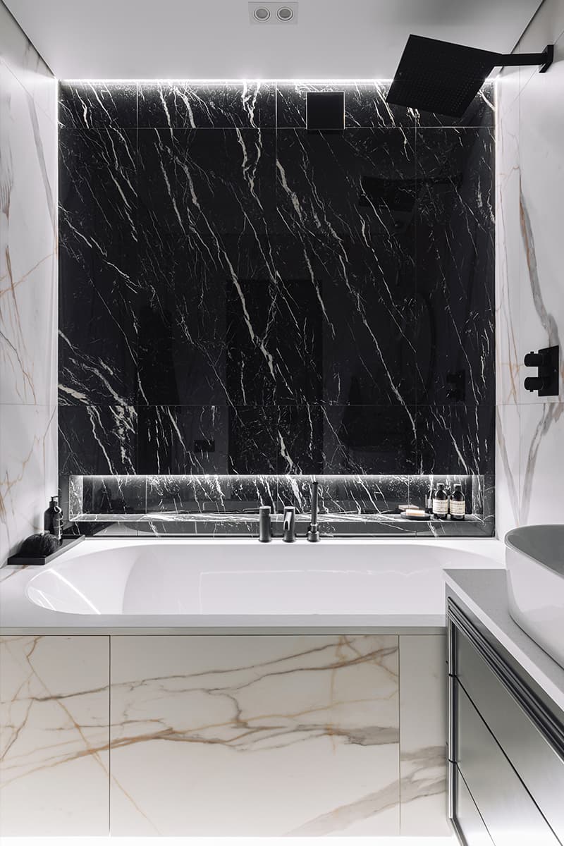 Травянистые оттенки, большой камин и обилие текстур в интерьере квартиры для молодой пары — проект студии Level Design