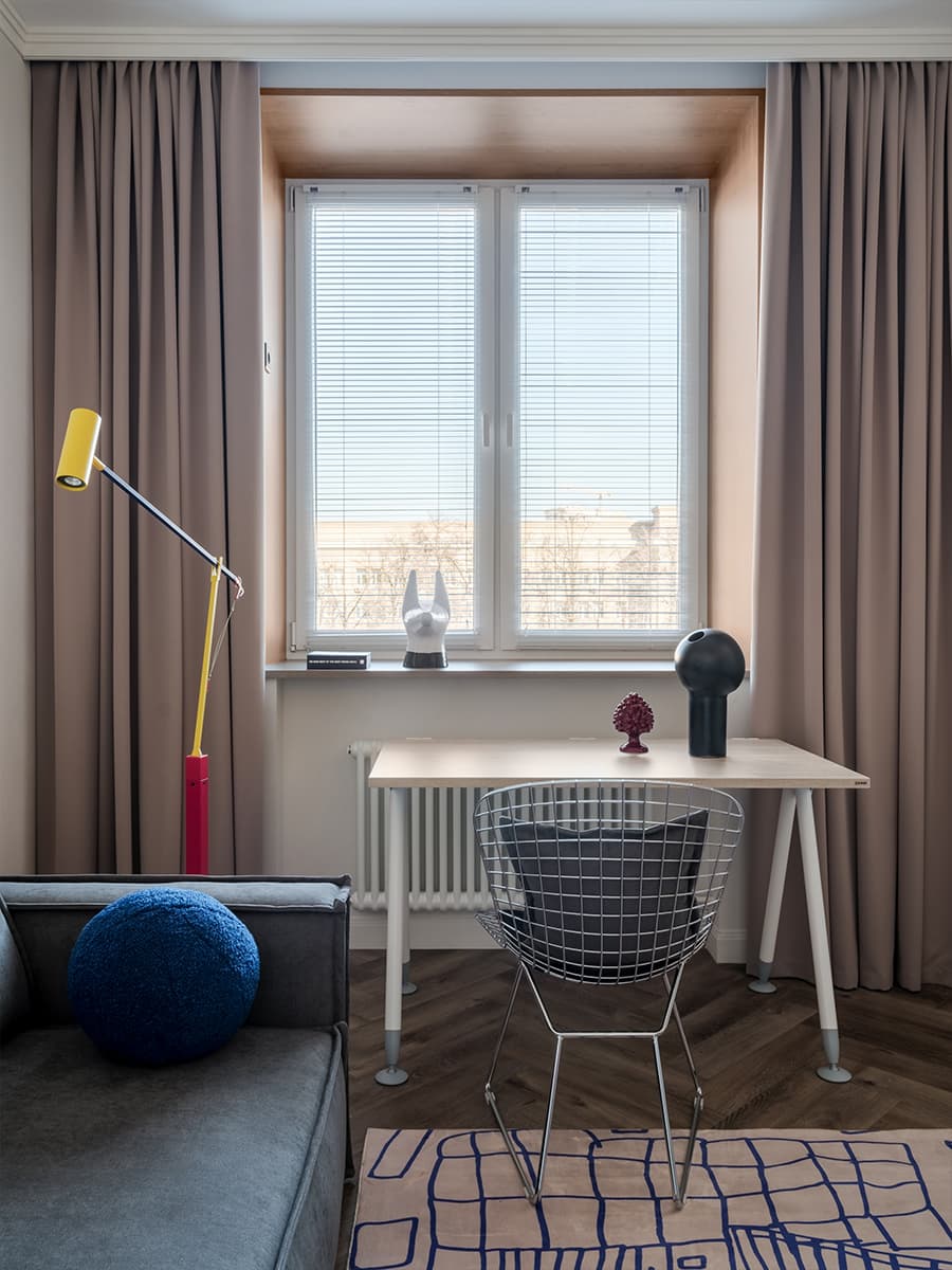 Обновленный интерьер коммунальной квартиры для сдачи в аренду — проект Мари Гри