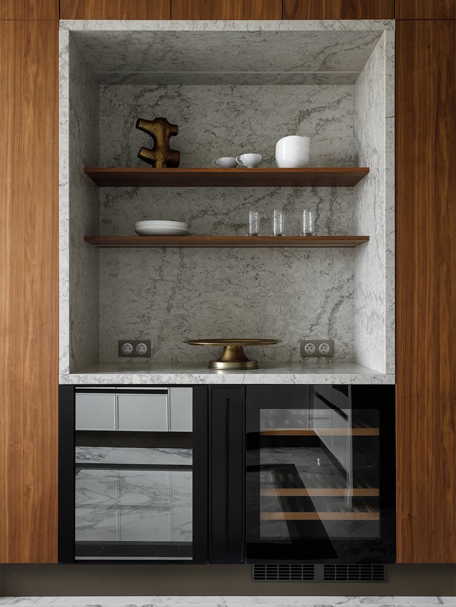 Вневременные решения в уютном интерьере квартиры для интеллигентной семьи — проект Polukhina Design