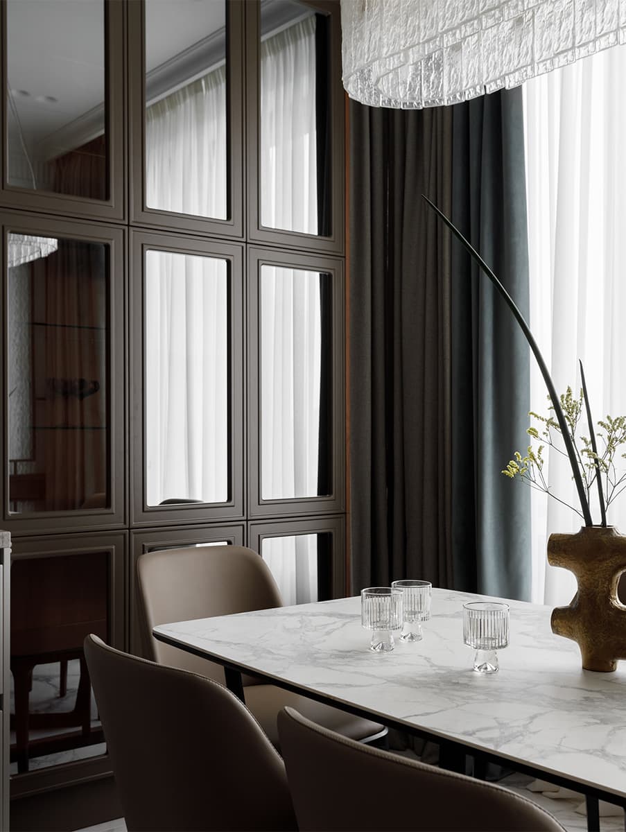 Вневременные решения в уютном интерьере квартиры для интеллигентной семьи — проект Polukhina Design