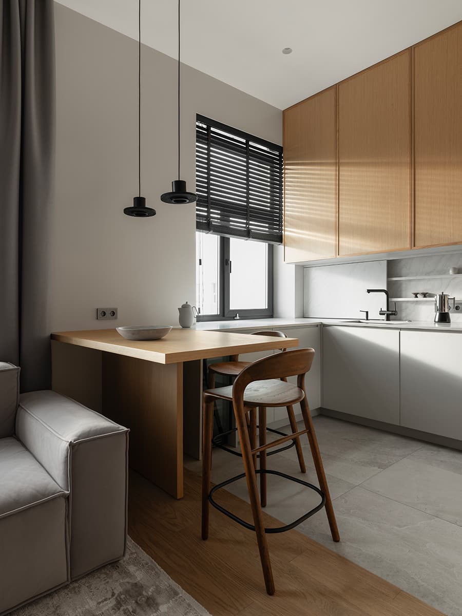 Продуманный интерьер квартиры для современной городской пары — проект Екатерины Шиловой