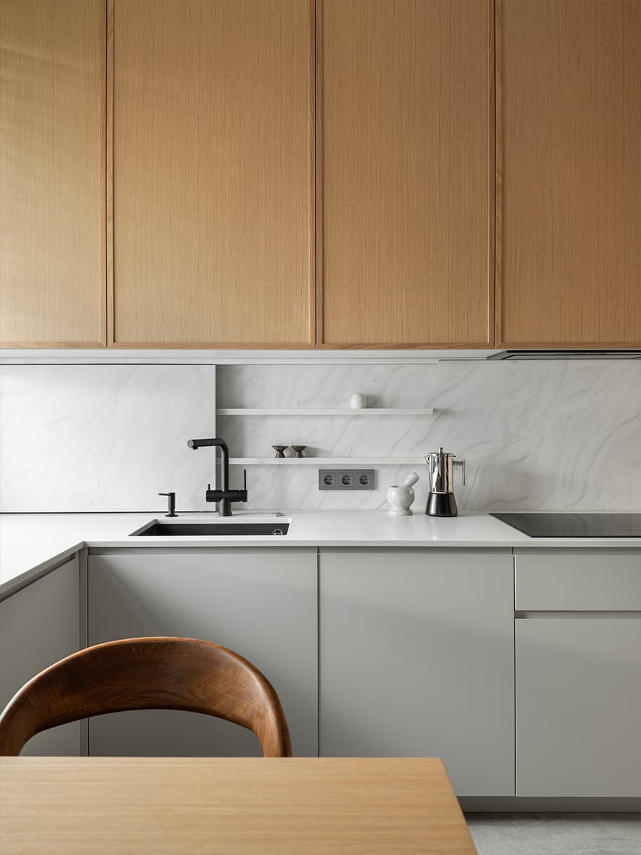 Продуманный интерьер квартиры для современной городской пары — проект Екатерины Шиловой