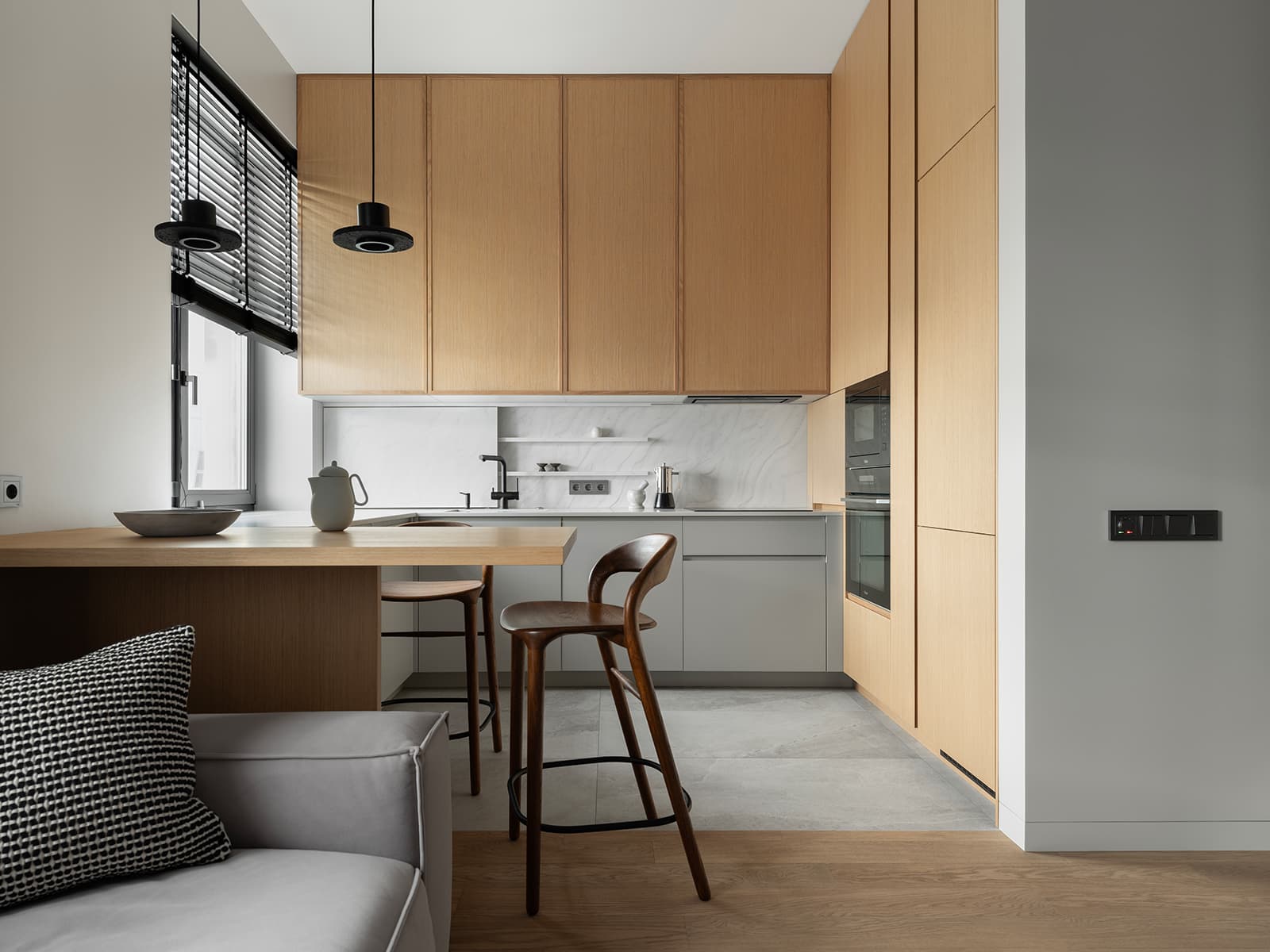 Продуманный интерьер квартиры для современной городской пары — проект Екатерины Шиловой