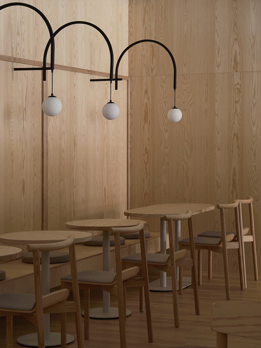 Авторские светильники и внимание к деталям в интерьере петербургской кофейни — проект Le Atelier