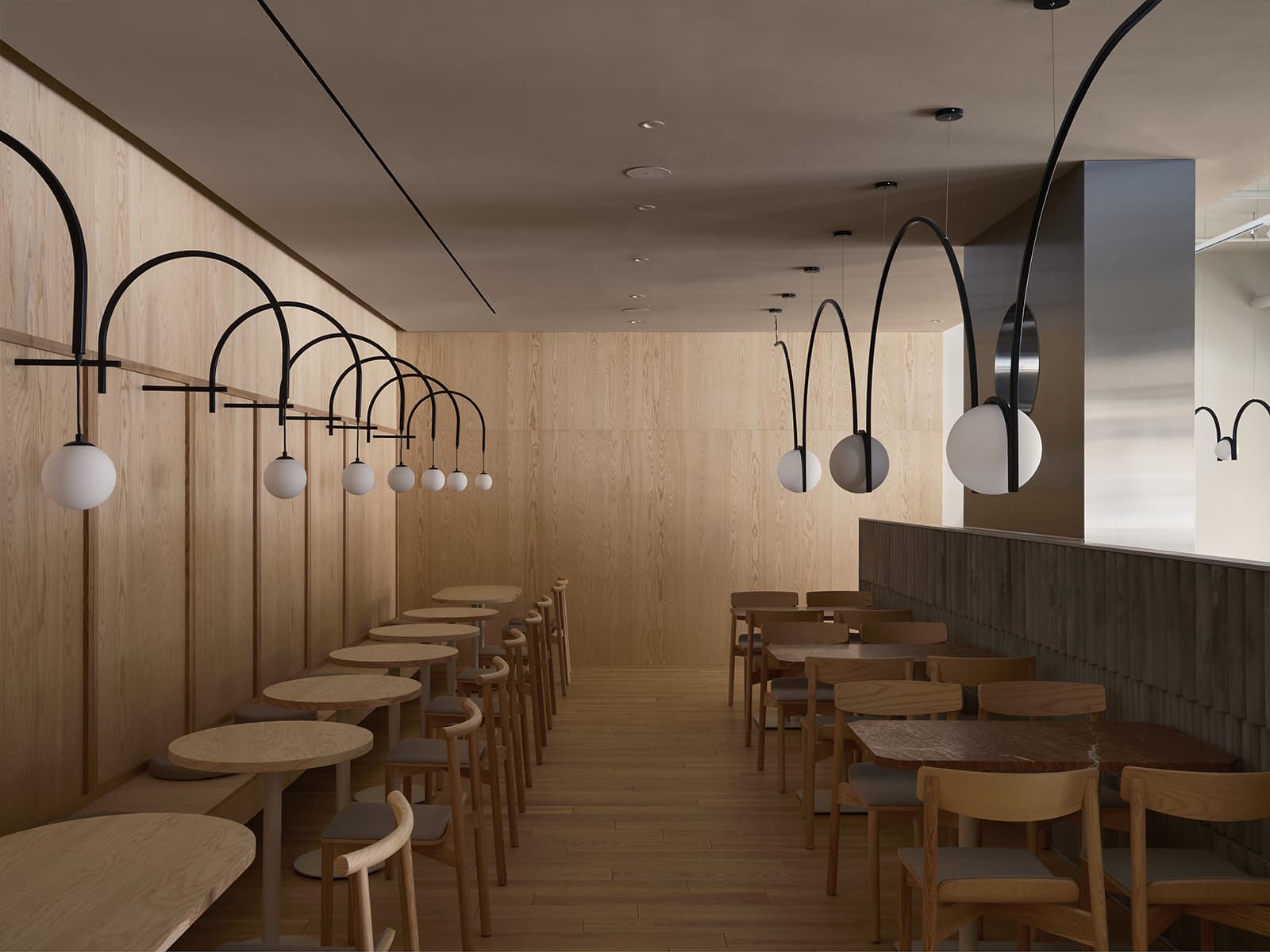 Авторские светильники и внимание к деталям в интерьере петербургской кофейни — проект Le Atelier