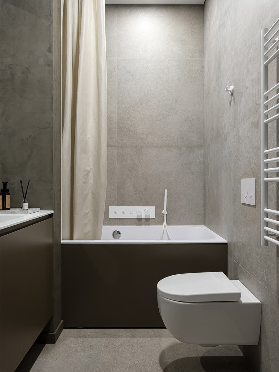 Светлый интерьер семейной квартиры возле Москва-сити — проект Марины Багуцкой