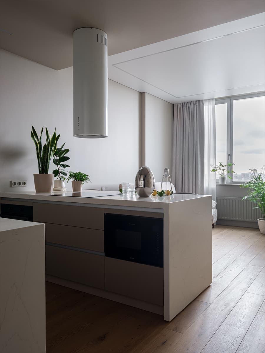 Светлый интерьер семейной квартиры возле Москва-сити — проект Марины Багуцкой