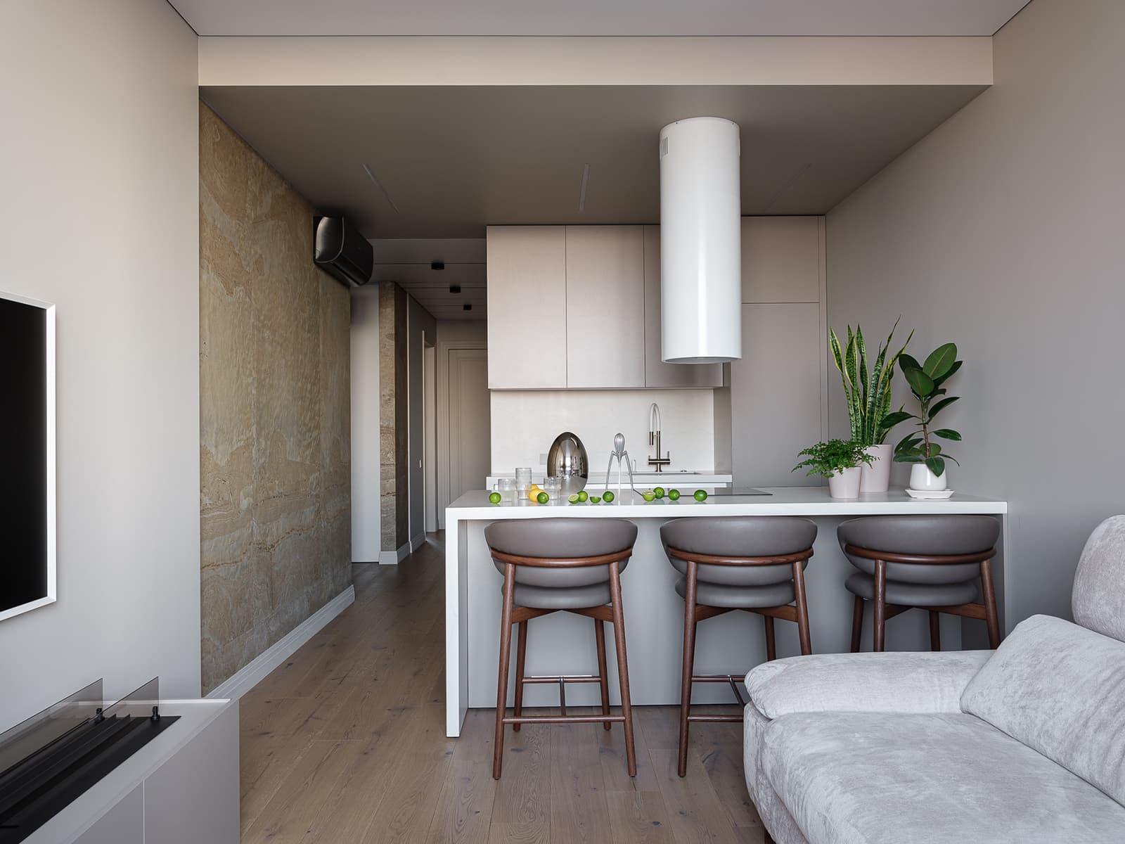 Светлый интерьер семейной квартиры возле Москва-сити — проект Марины Багуцкой