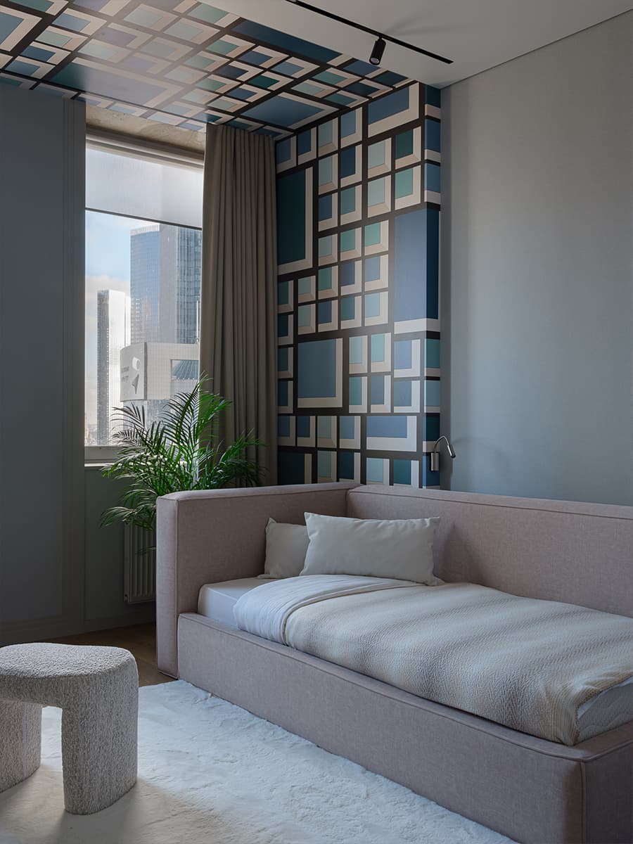 Светлый интерьер семейной квартиры возле Москва-сити — проект Марины Багуцкой