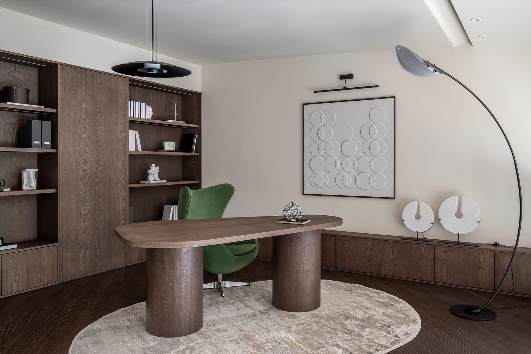 Элегантный интерьер пентхауса с бильярдной в центре Москвы — проект дизайн-студии ММ interior