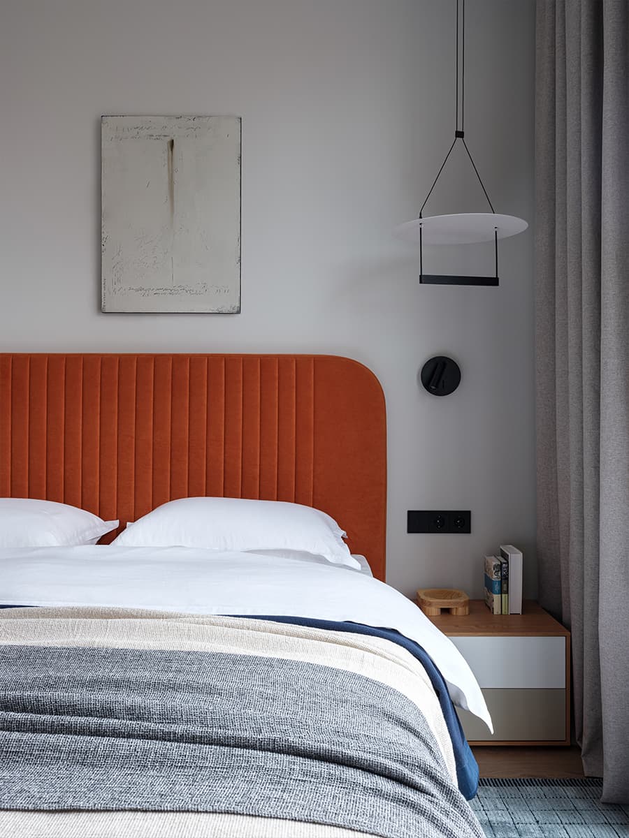 Акцентные детали в интерьере квартиры для деятеля кино — проект Марго Бабкиной