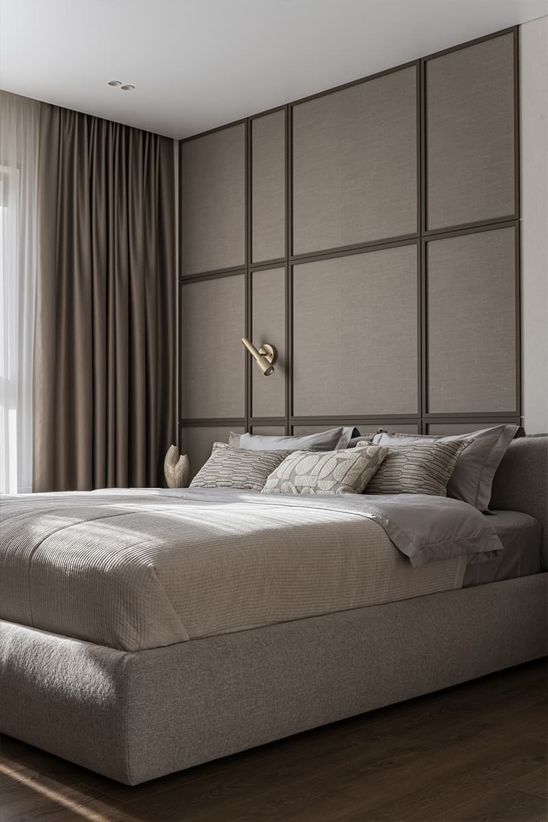 Светильники-колбы и оригинальные кресла в интерьере уютной квартиры — проект Polly Design