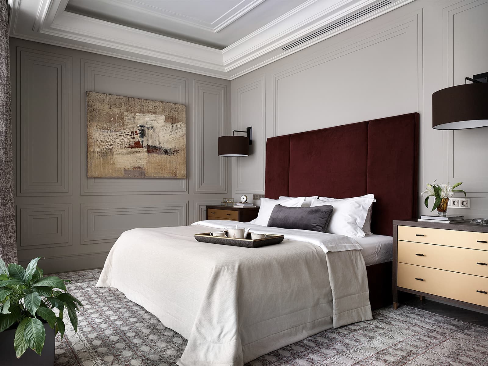 Спокойный и респектабельный интерьер квартиры в центре Москвы — проект Елены Потемкиной