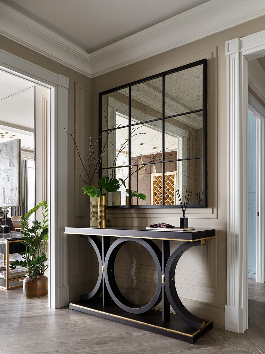 Спокойный и респектабельный интерьер квартиры в центре Москвы — проект Елены Потемкиной