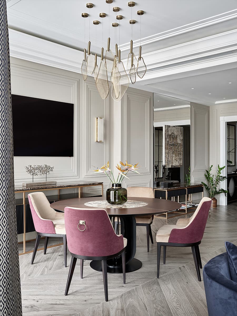 Спокойный и респектабельный интерьер квартиры в центре Москвы — проект Елены Потемкиной