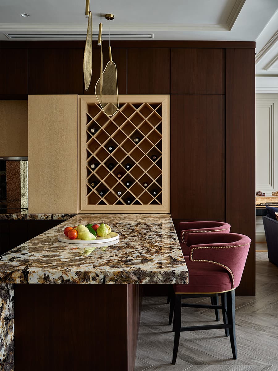 Спокойный и респектабельный интерьер квартиры в центре Москвы — проект Елены Потемкиной