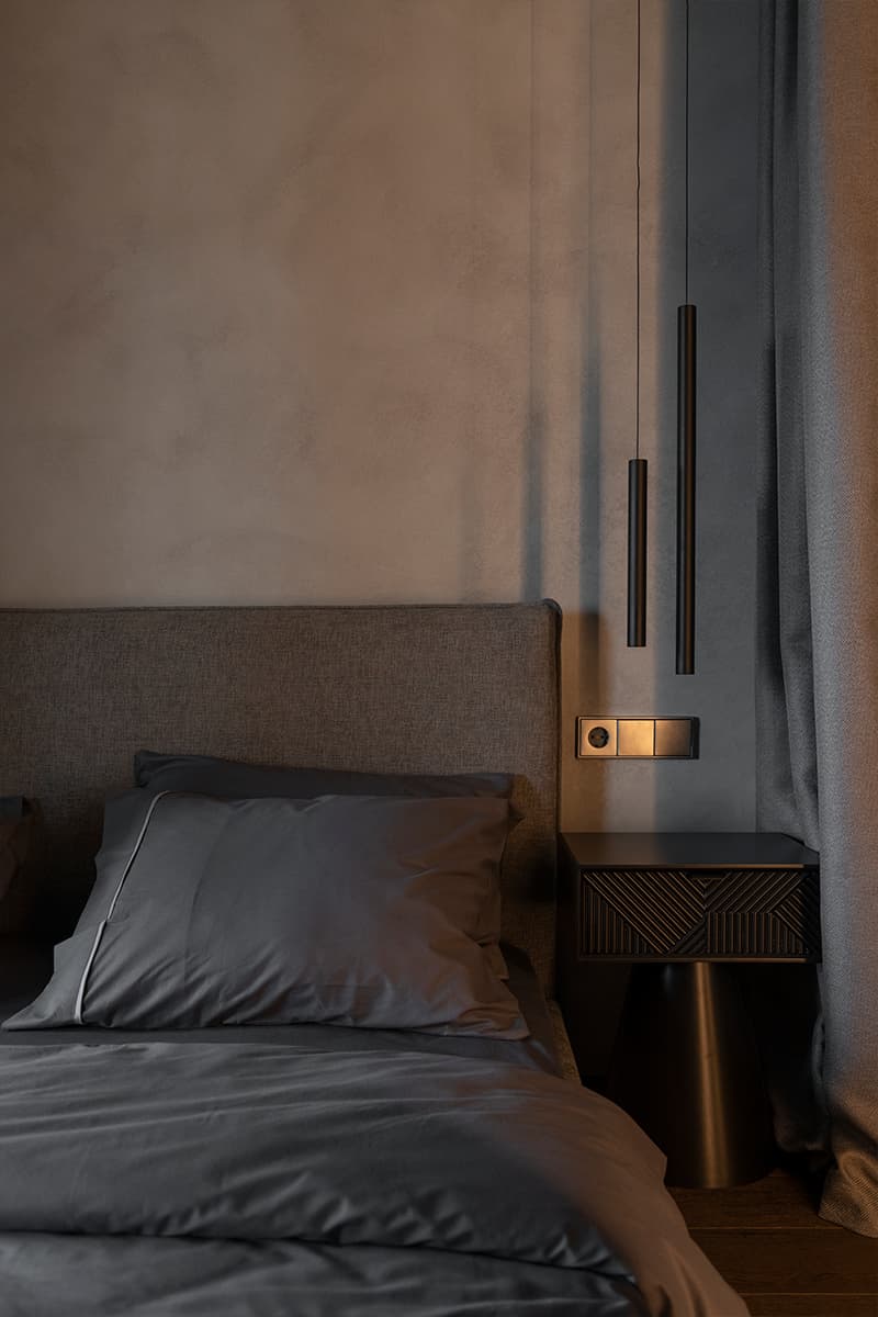 Строгий интерьер московской квартиры для мужчины — проект Елены Сапожковой