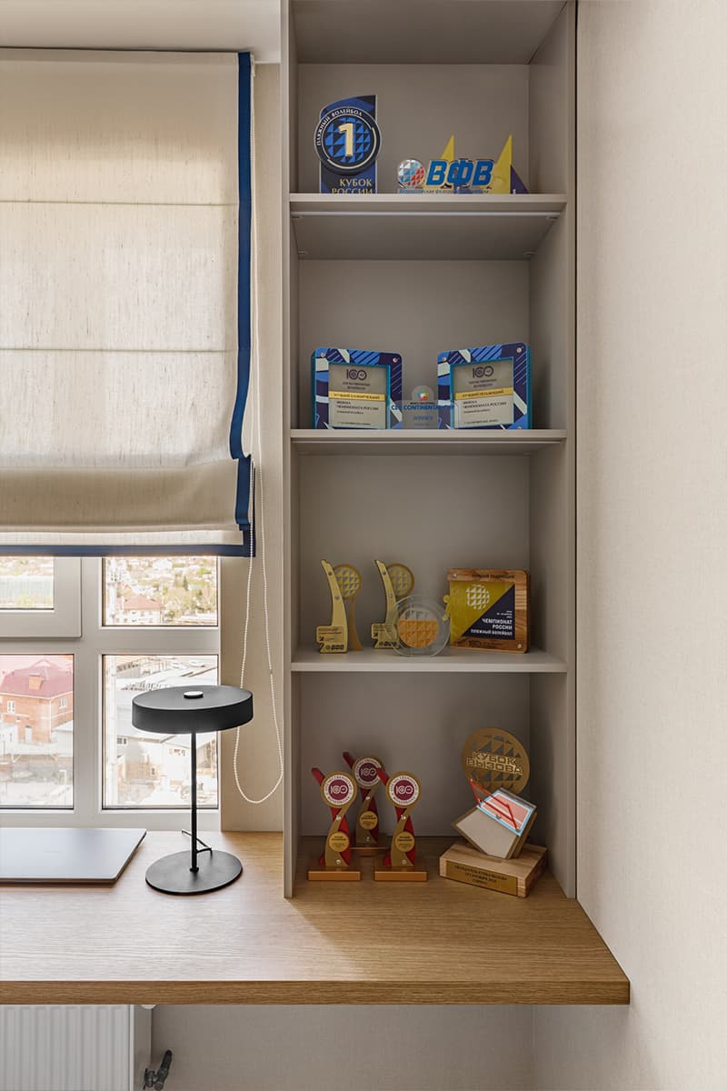 Нескучный интерьер квартиры для профессиональной спортсменки — проект Дарьи Воронковой