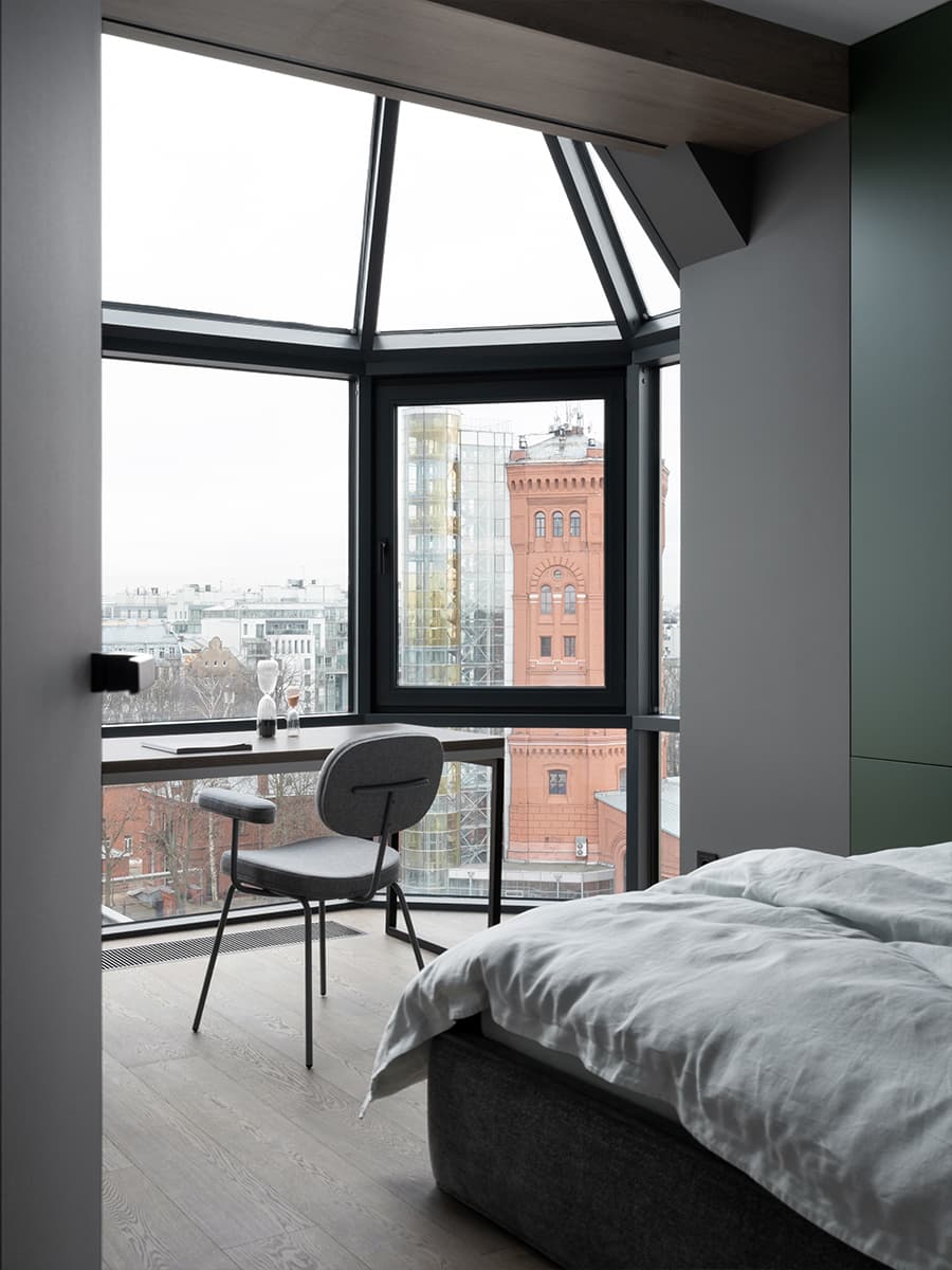 Двухуровневая квартира с полноценным мастер-этажом — проект студии дизайна «Сфера» w3