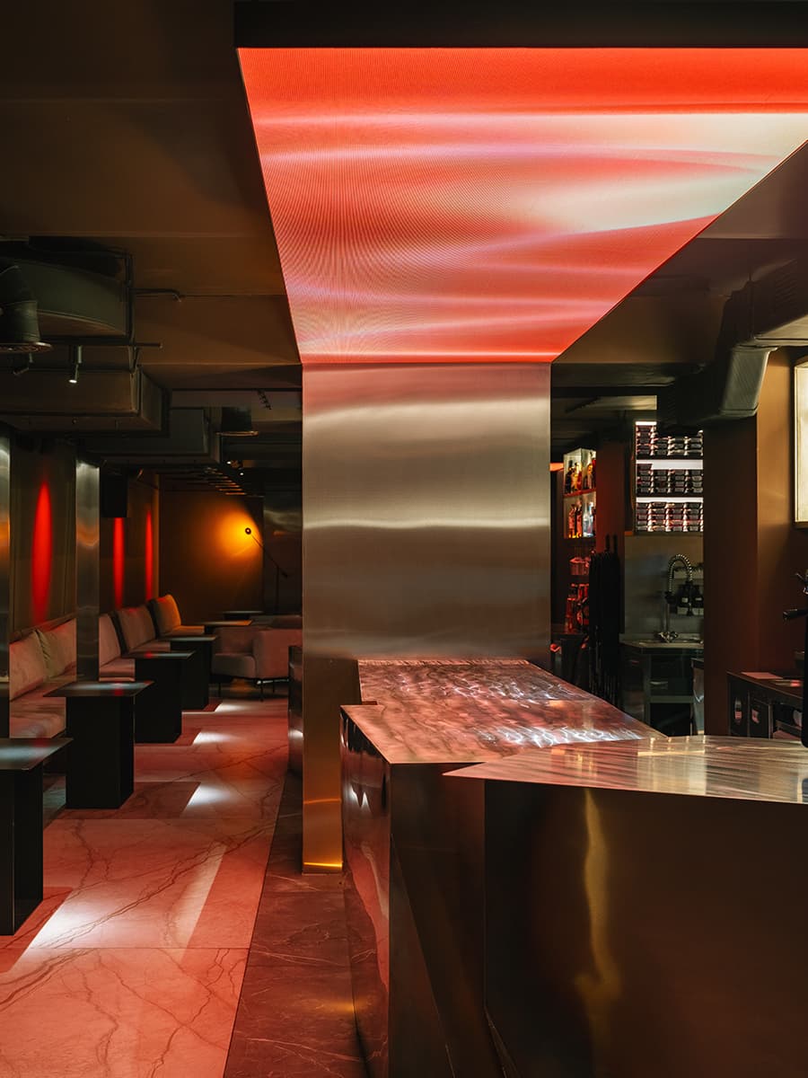 Футуристичный интерьер лаунж-пространства в центре Москвы — проект KIDZ