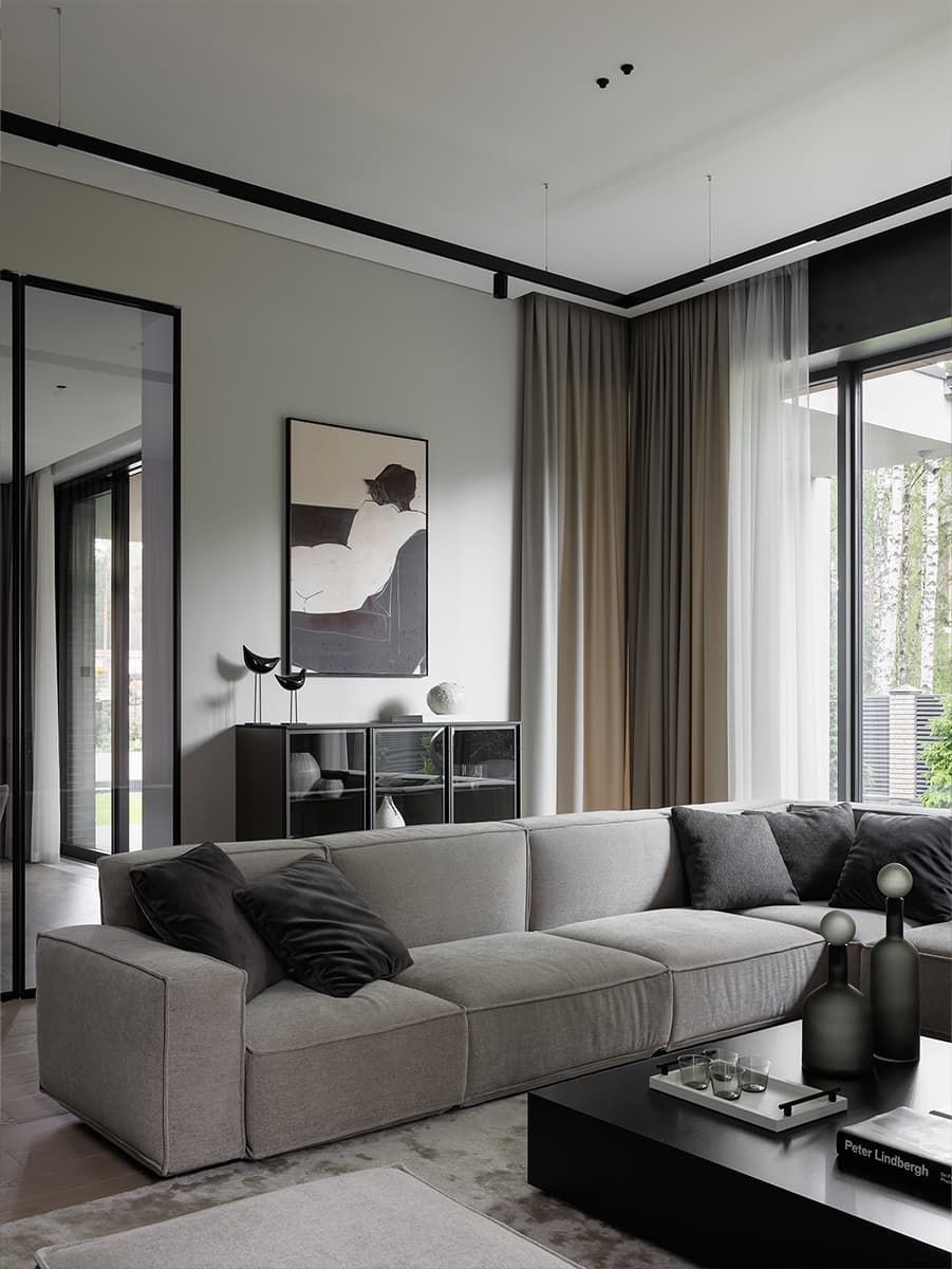 Уютный двухэтажный коттедж для семьи архитектора — проект Юлии Скачковой