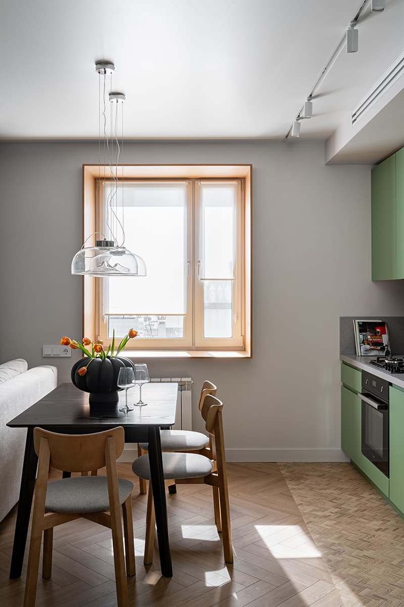 Пастельные оттенки в интерьере небольшой семейной квартиры — проект LR Design Atelier