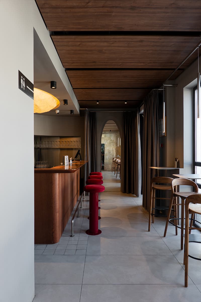 Лаконичный интерьер симферопольского бара площадью в 33 м² — проект Екатерины Саракула