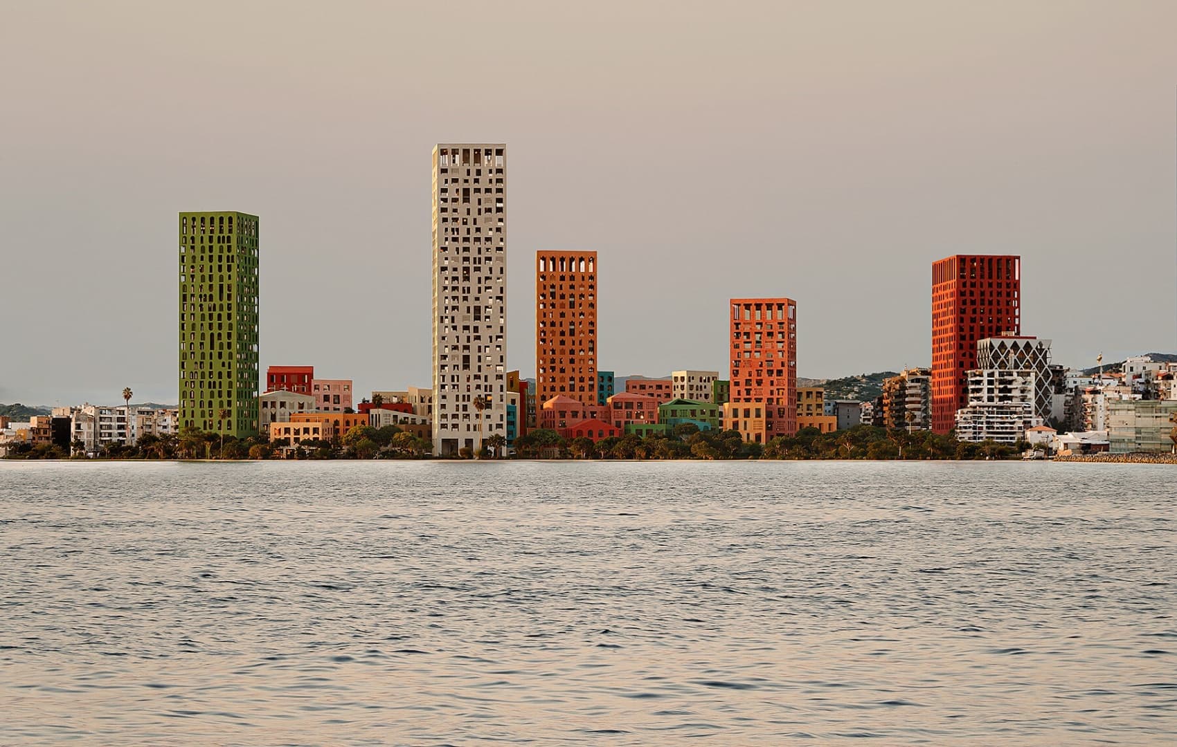 Oppenheim Architecture представили проект нового архитектурного акцента на побережье Албании Oppenheim Architecture представили проект нового архитектурного акцента на побережье Албании