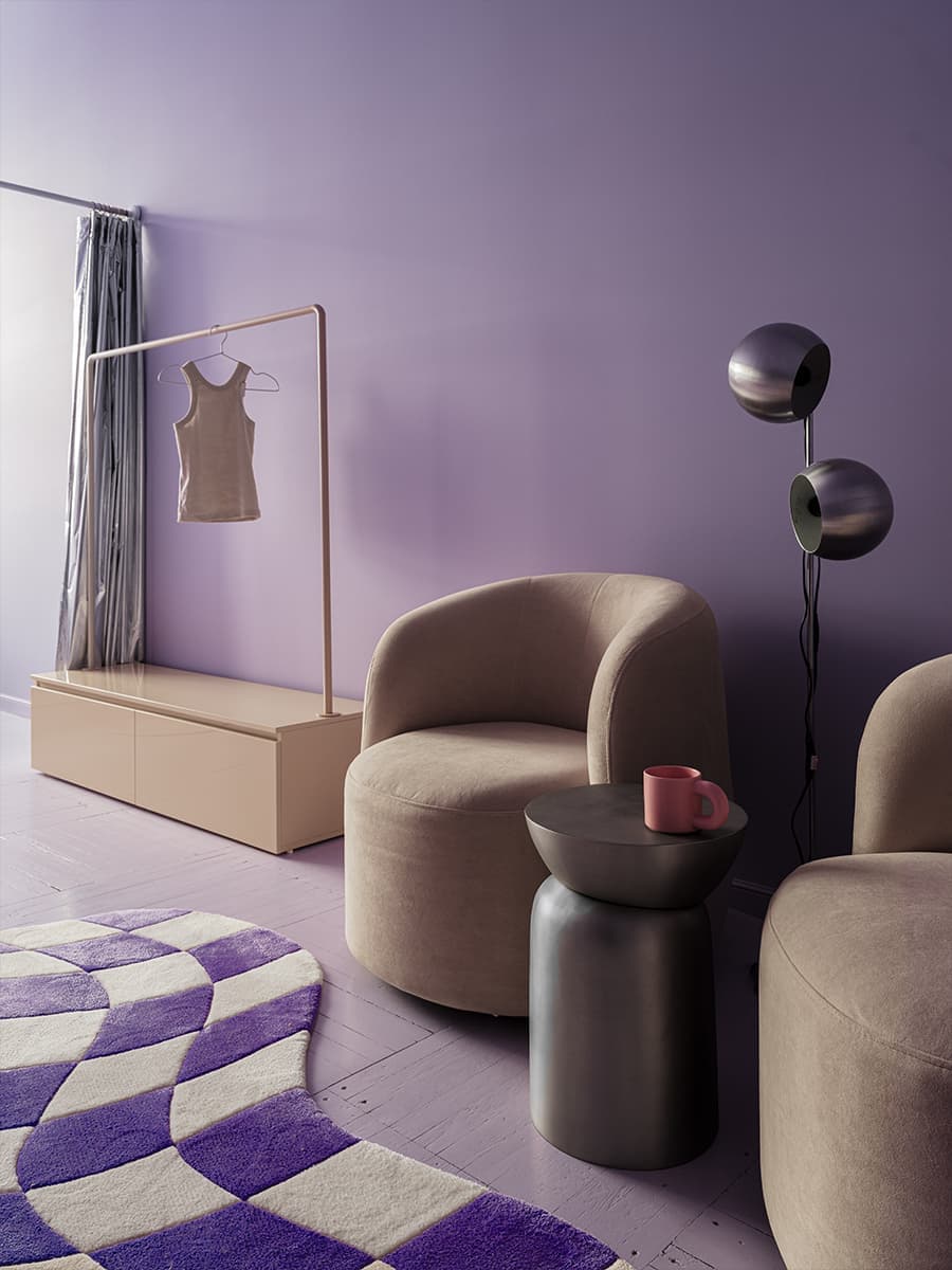 Монохром и металлизированные шторы в интерьере шоурума постельного белья — проект Анны Завгородней