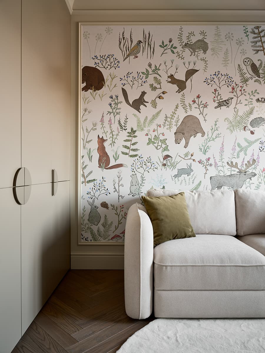 Утонченный интерьер квартиры с продуманными световыми сценариями — проект Екатерины Поздняковой