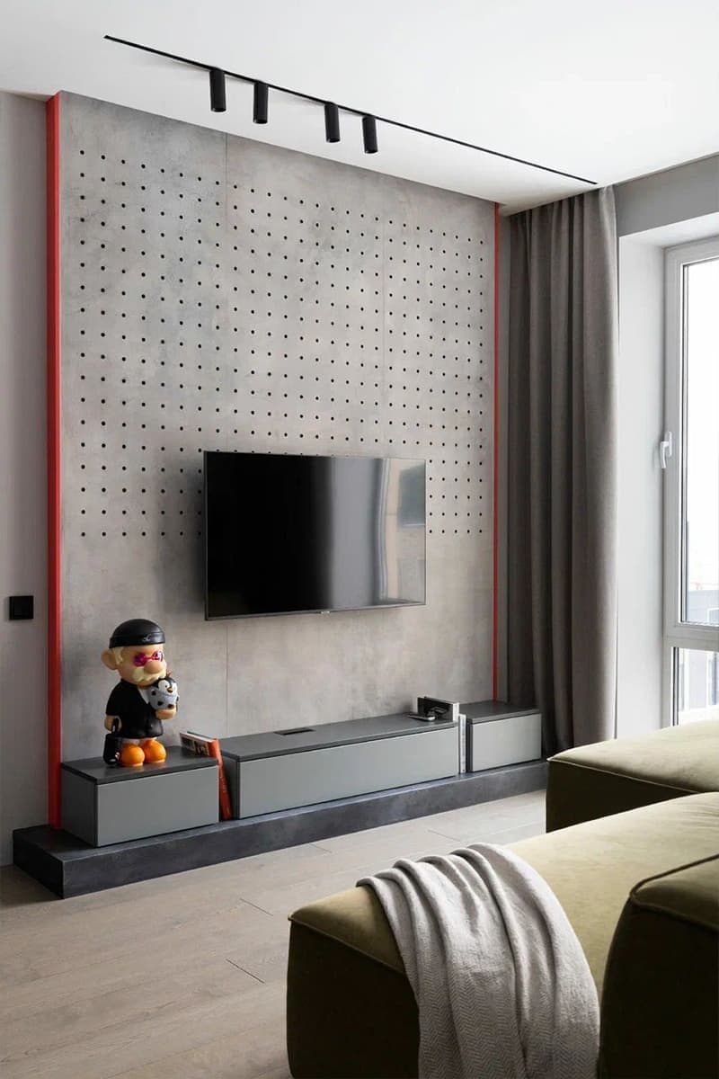 Небанальный интерьер квартиры с мужским характером — проект студии PiSA Design w3