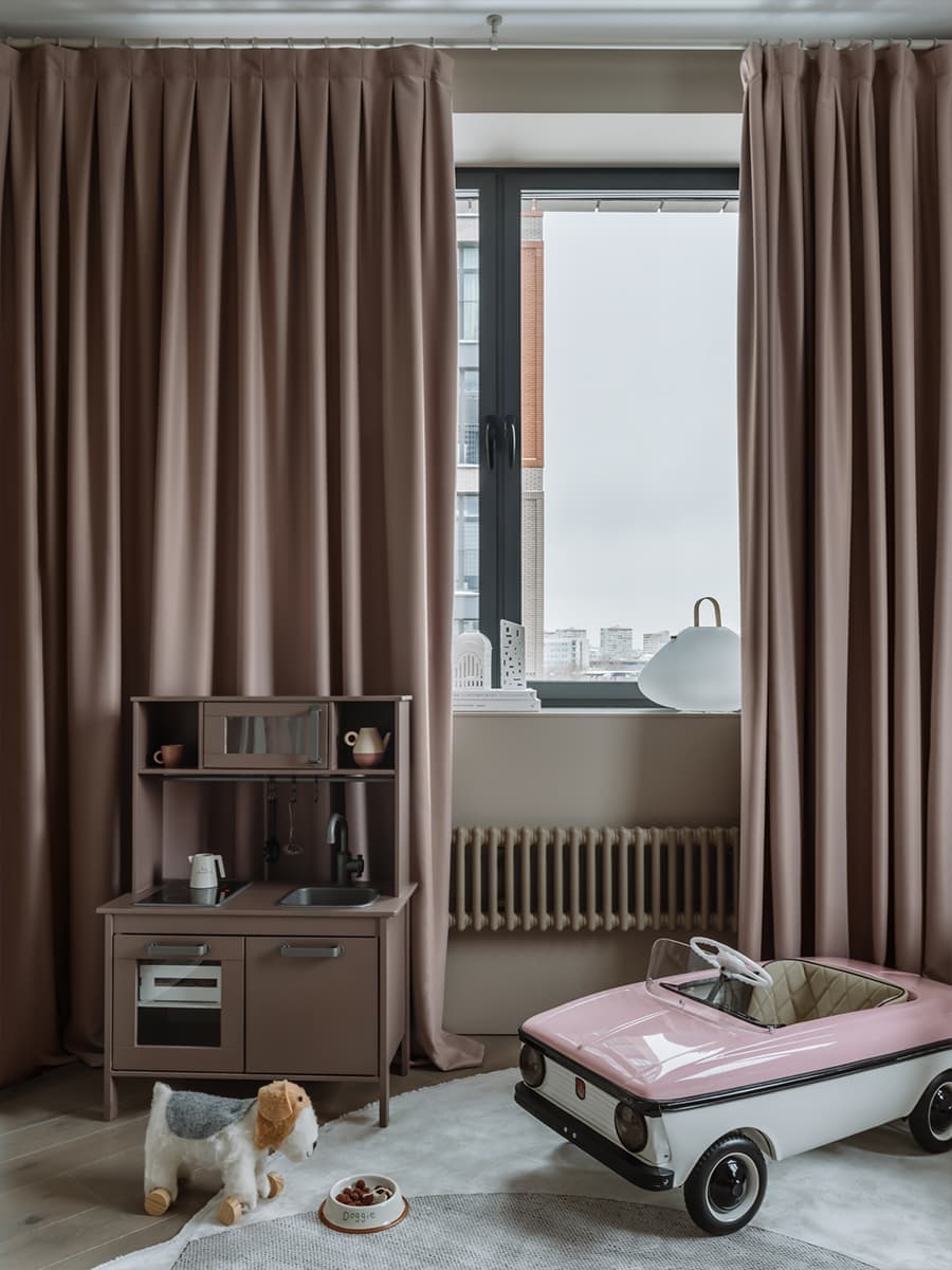 Строгий интерьер квартиры для семьи дизайнера — проект студии Nashe Interiors