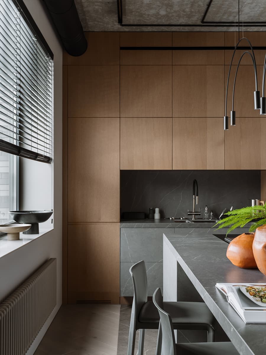 Строгий интерьер квартиры для семьи дизайнера — проект студии Nashe Interiors